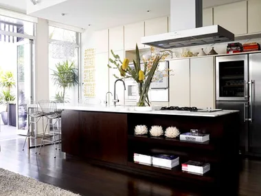 Five stylish kitchens with wine fridges