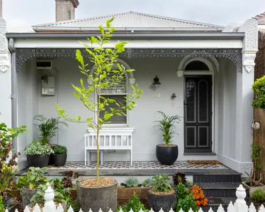 Terrace house small front garden makeover after