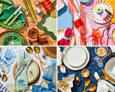 perfect christmas table style with 4 differtent tablescapes