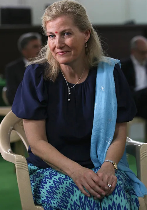 Sophie, Countess of Wessex, in Mumbai