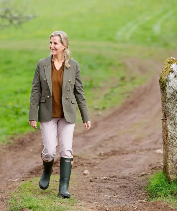 Sophie in horse-riding gear