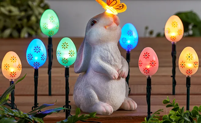 The Reject Shop Easter Bunny lights