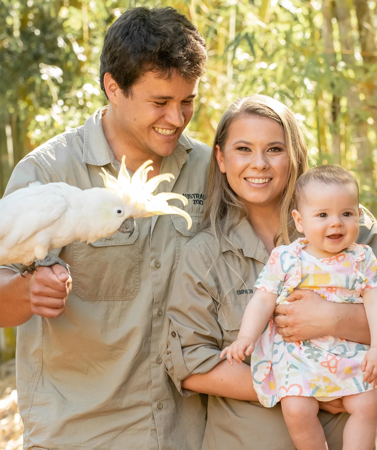 bindi irwin, husband and child