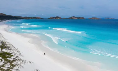 A white sand beach at Cape Le Grand National Park