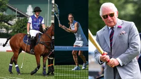 Every single time members of the British royal family played sport, in pictures