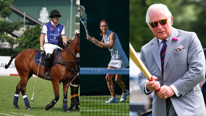 Every single time members of the British royal family have played sport, in pictures