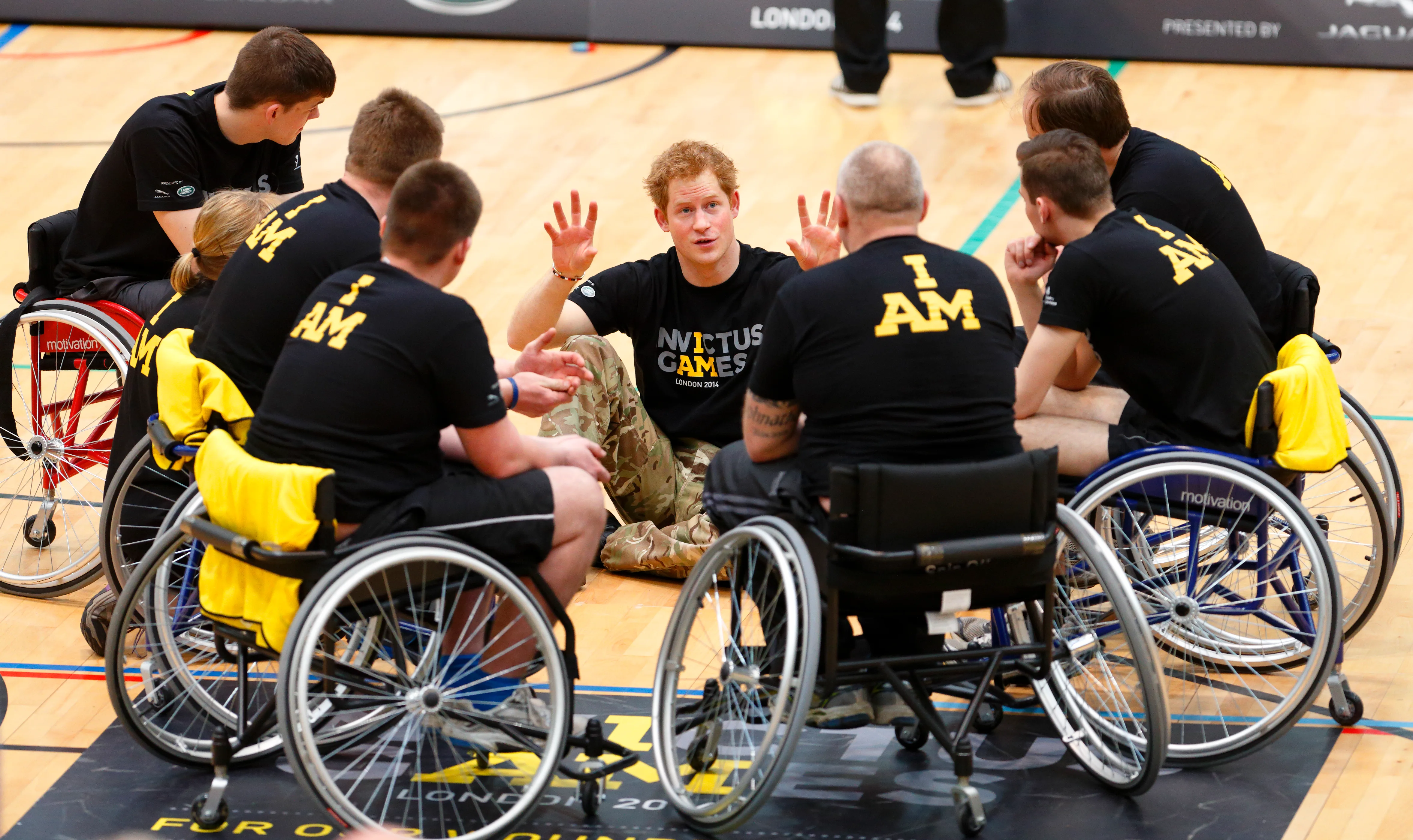 Prince Harry at the inaugural Invictus Games in 2014.