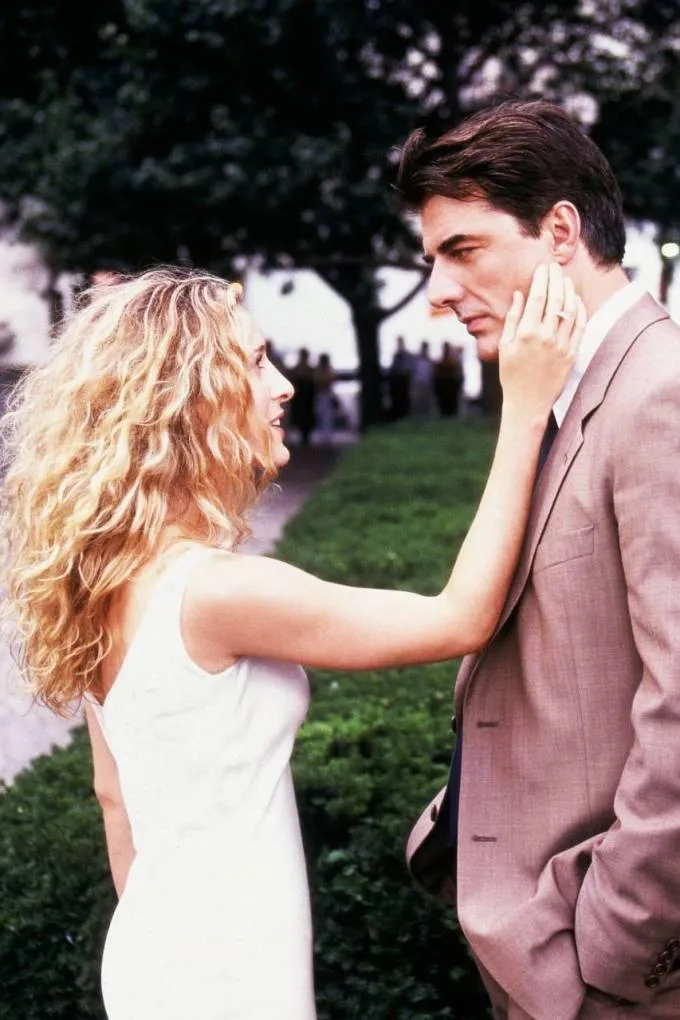 Carrie and Mr Big in Sex and the City. 