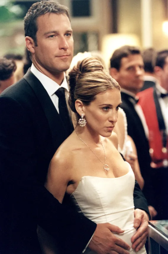 Carrie and Aidan in Sex and the City.