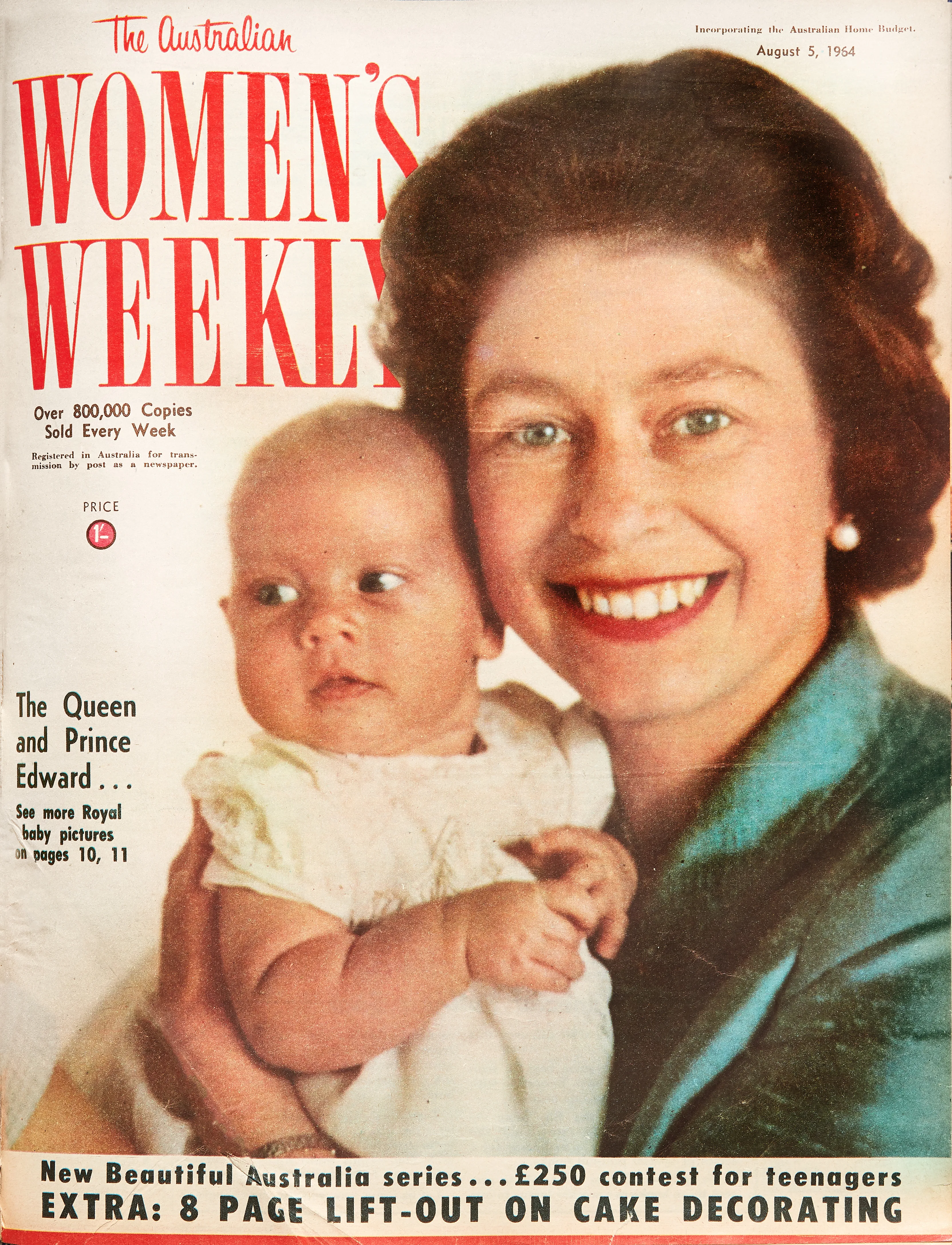 Queen Elizabeth on the cover of The Weekly