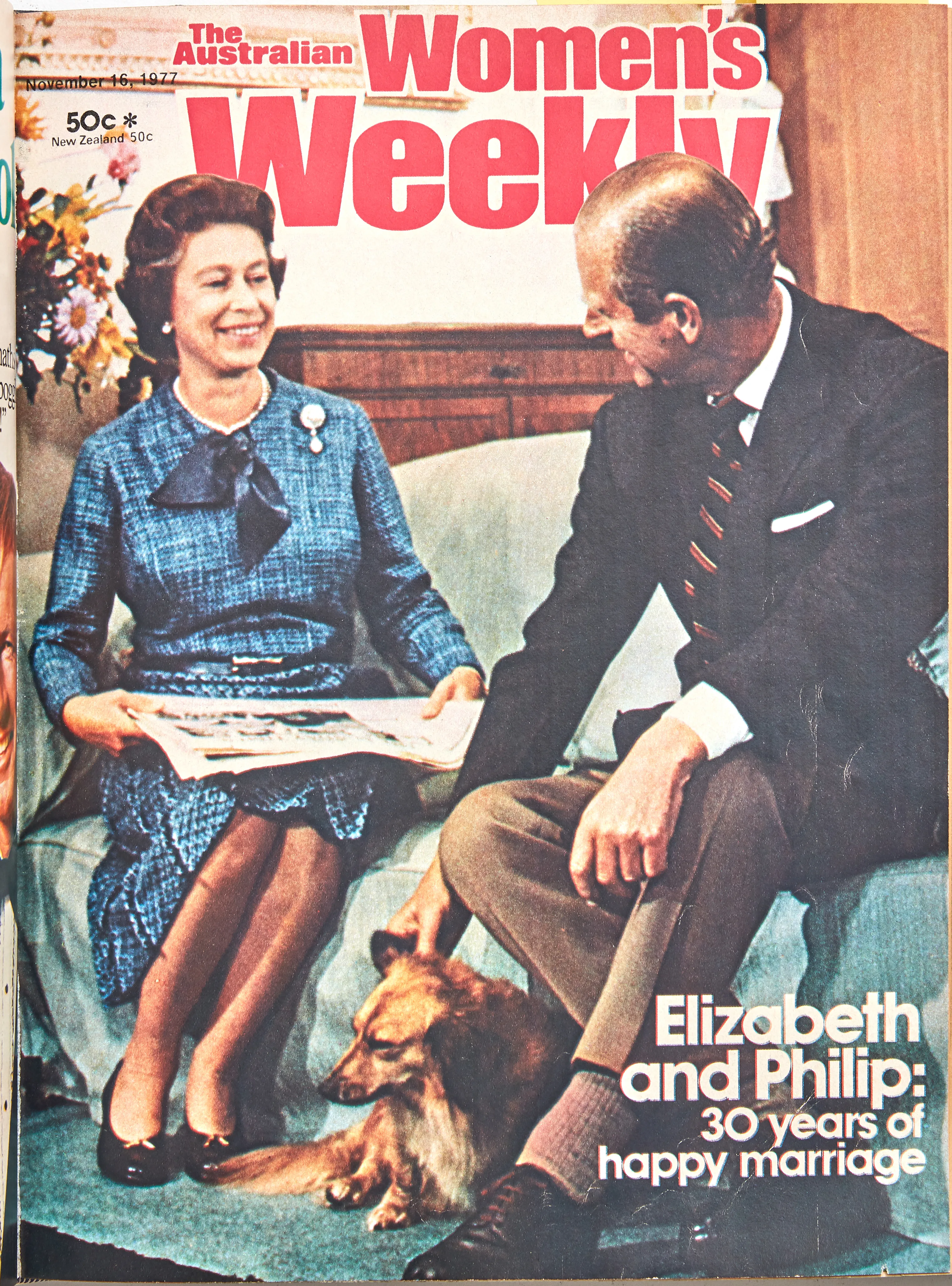 Queen Elizabeth on the cover of The Weekly