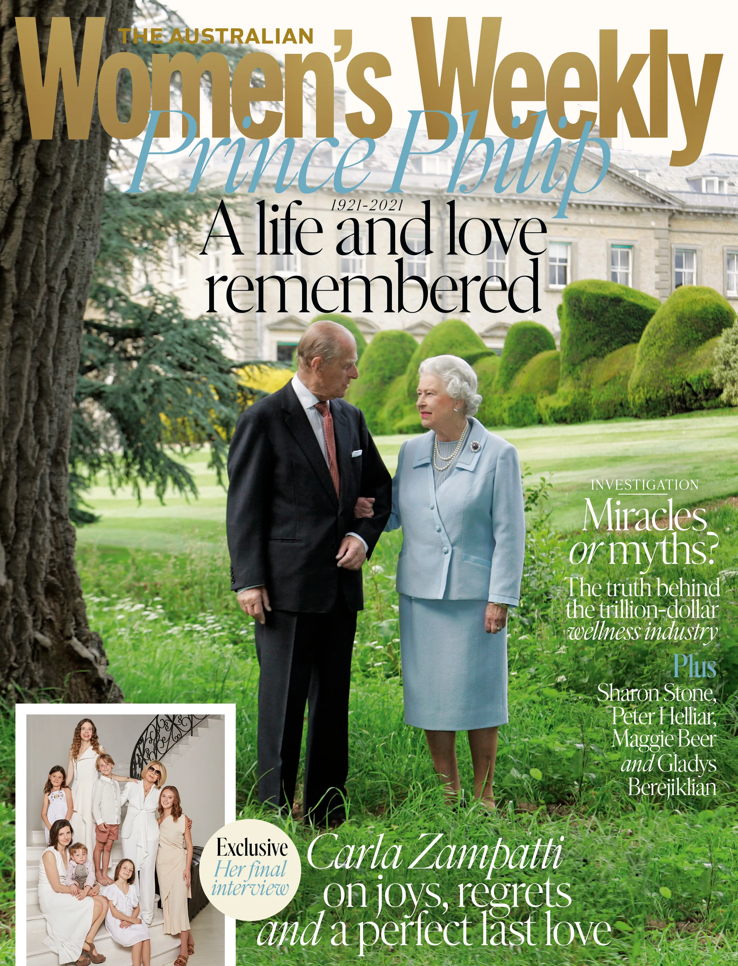Queen Elizabeth on the cover of The Weekly