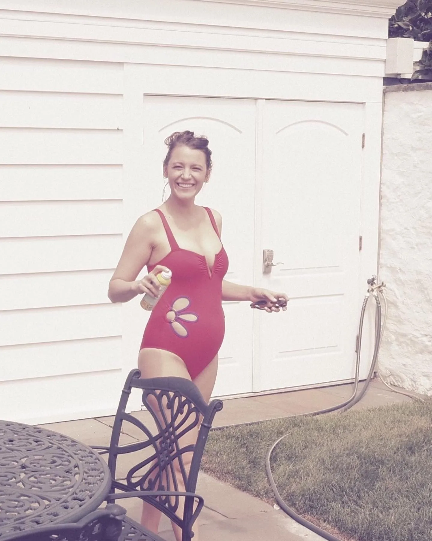Blake pregnant with her fourth child