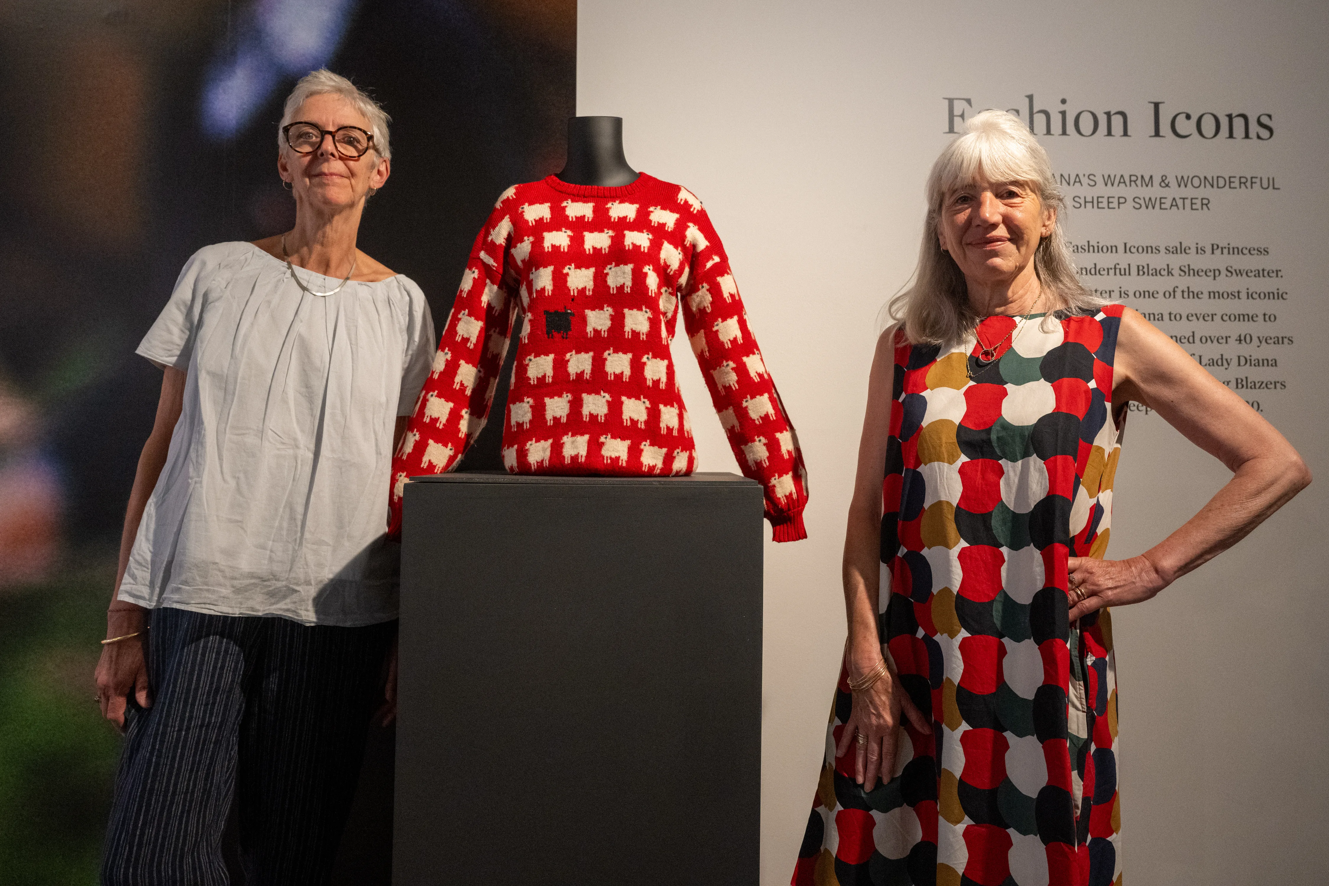Diana's jumper is now on display