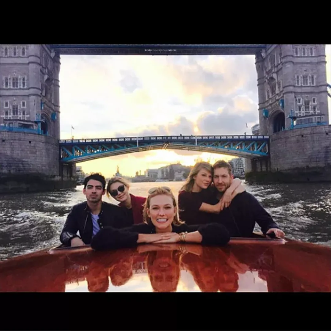 Joe Jonas, Gigi Hadid, Karlie Kloss, Taylor Swift, Calvin Harris