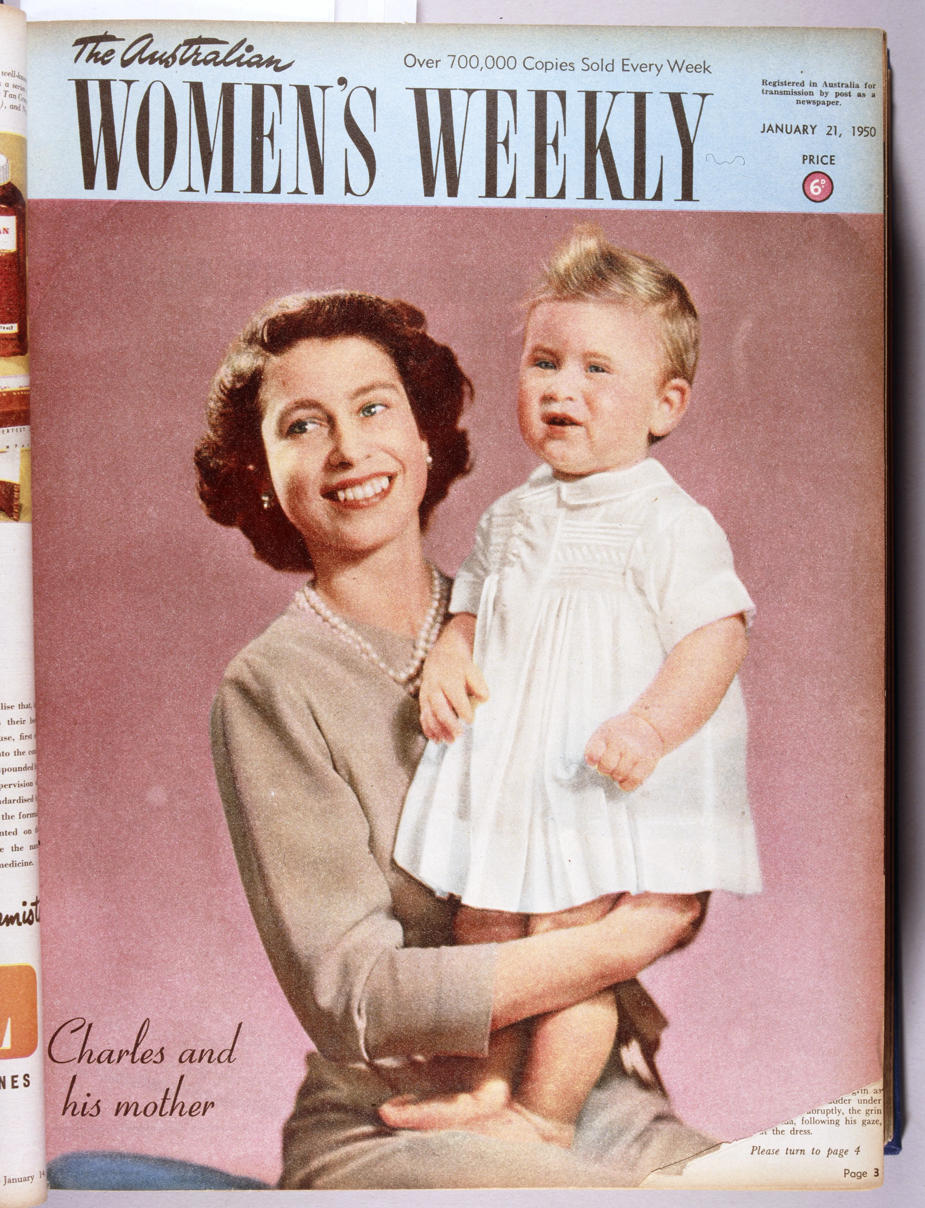 The Queen on the cover of The Australian Women's Weekly