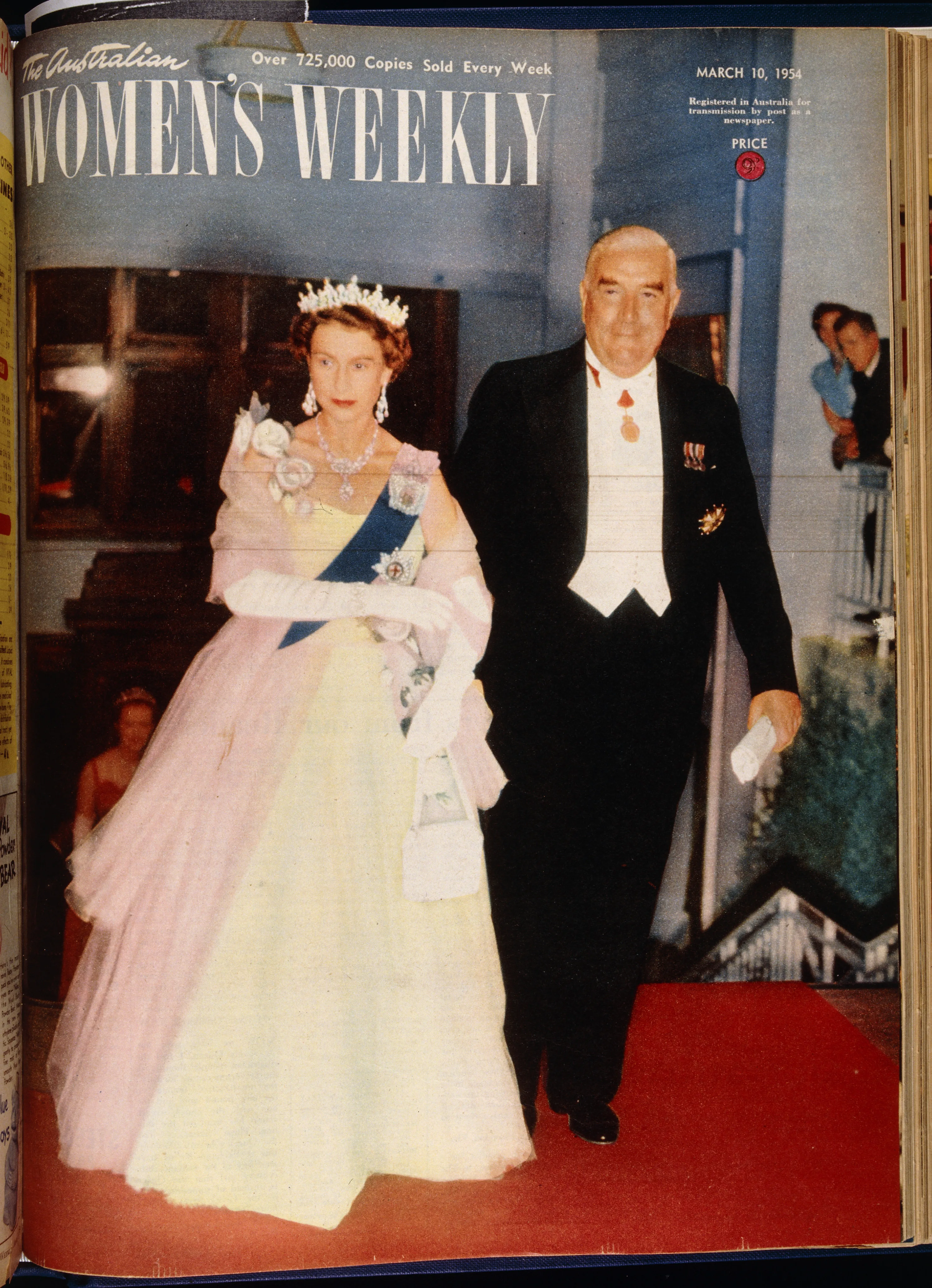 Queen Elizabeth on the cover of The Weekly