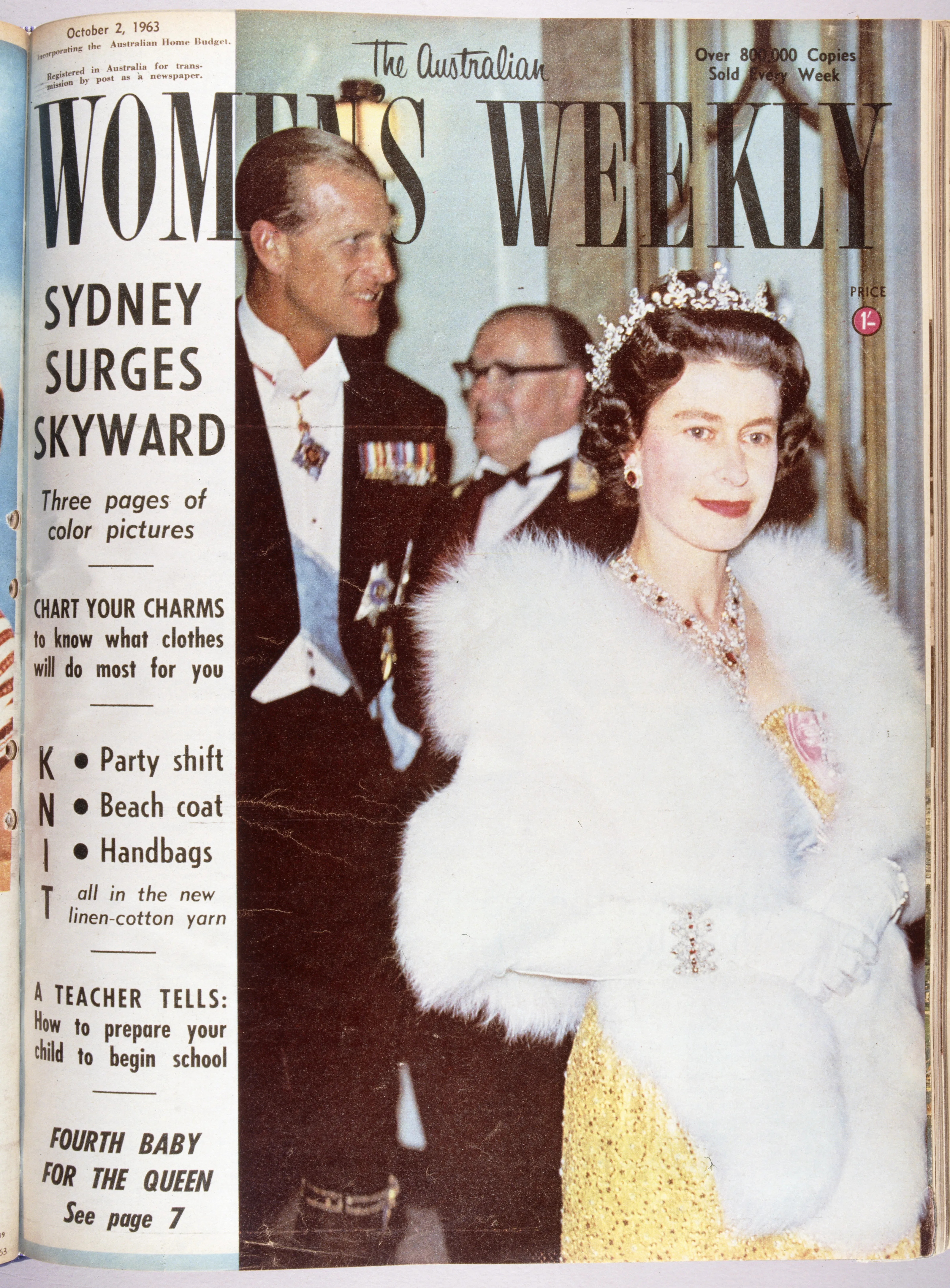 Queen Elizabeth on the cover of The Weekly