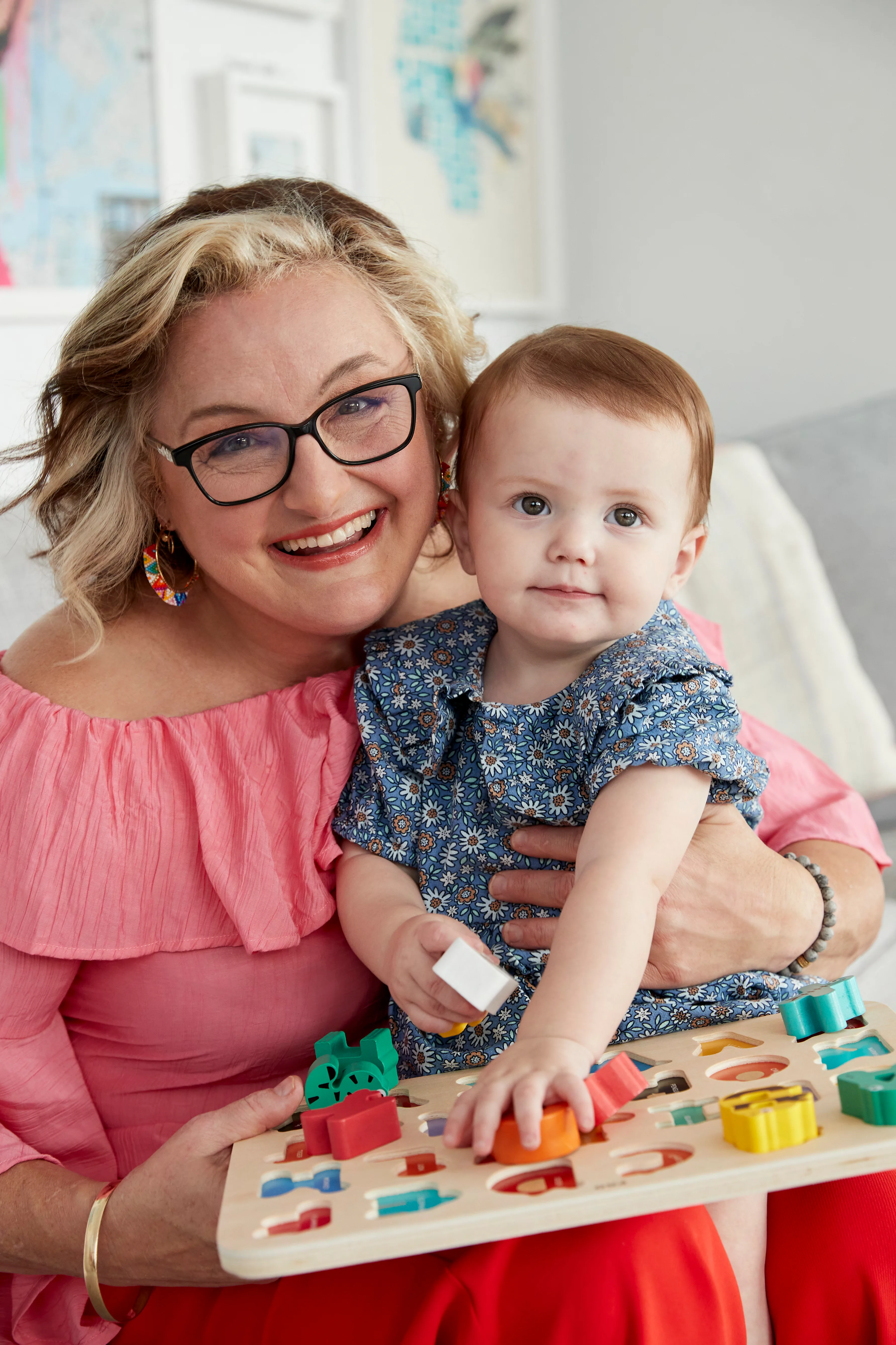 Julie Goodwin and granddaughter Delilah
