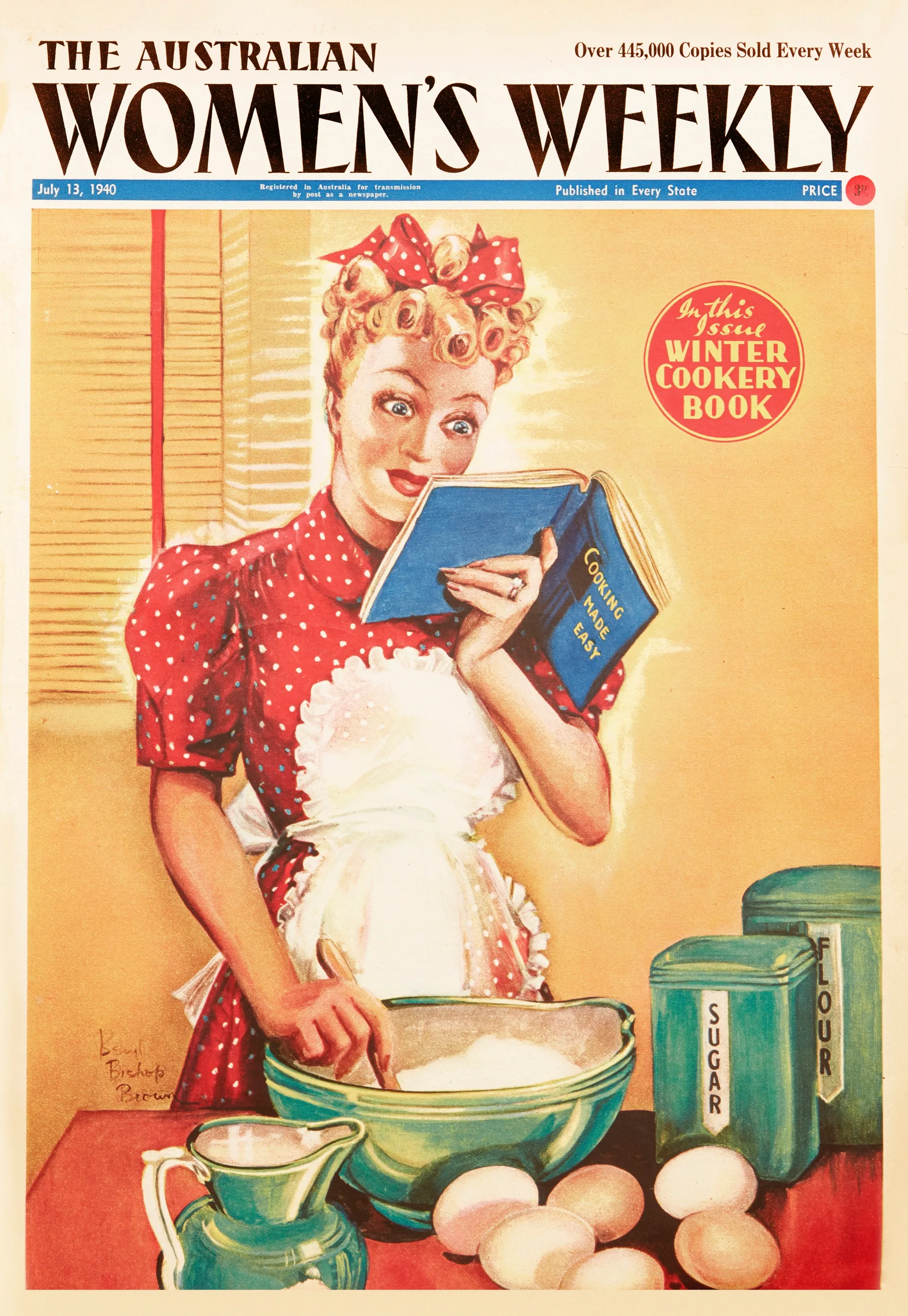 The Australian Women's Weekly magazine cover, July 1940