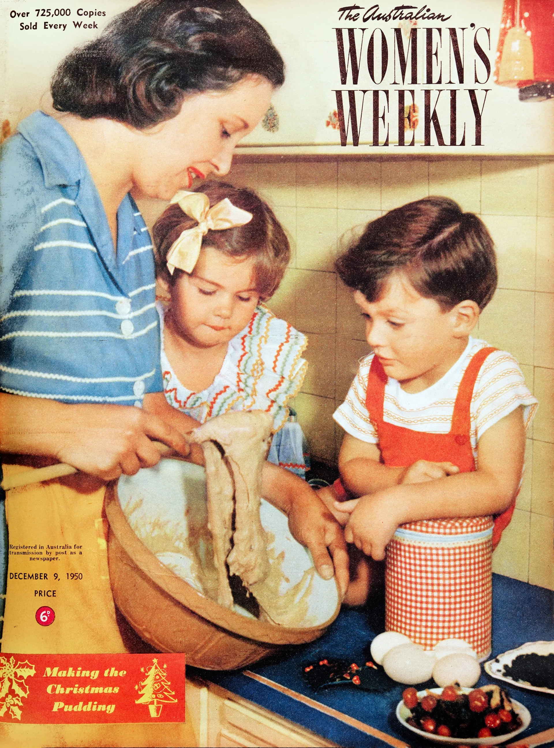 Cover of The Australian Women's Weekly magazine, December 1950