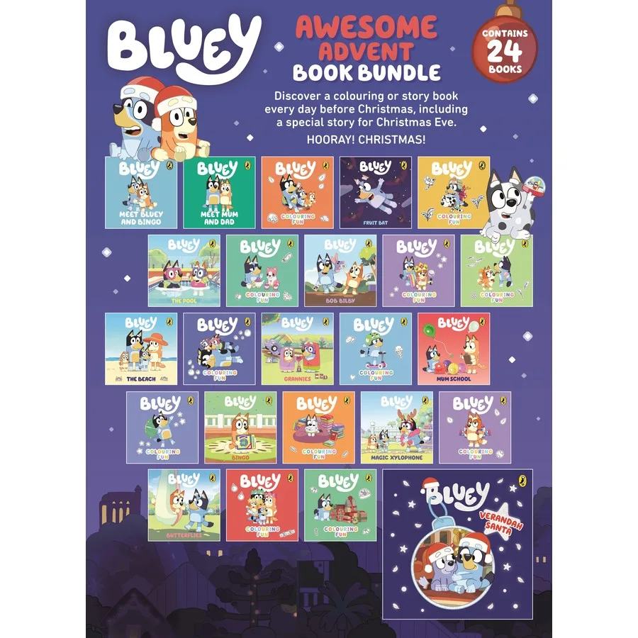 Bluey christmas advent calendar