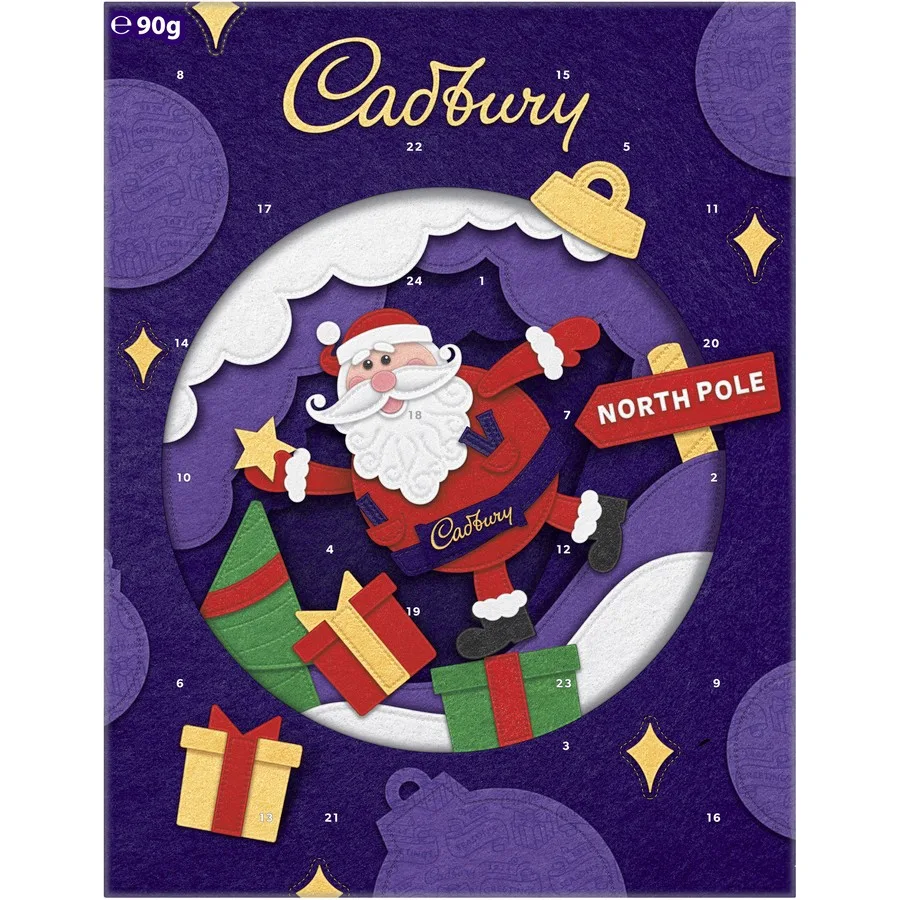 chocolate Christmas advent calendar