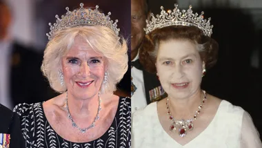 Queen Camilla wears the late Queen Elizabeth’s tiara during royal engagement
