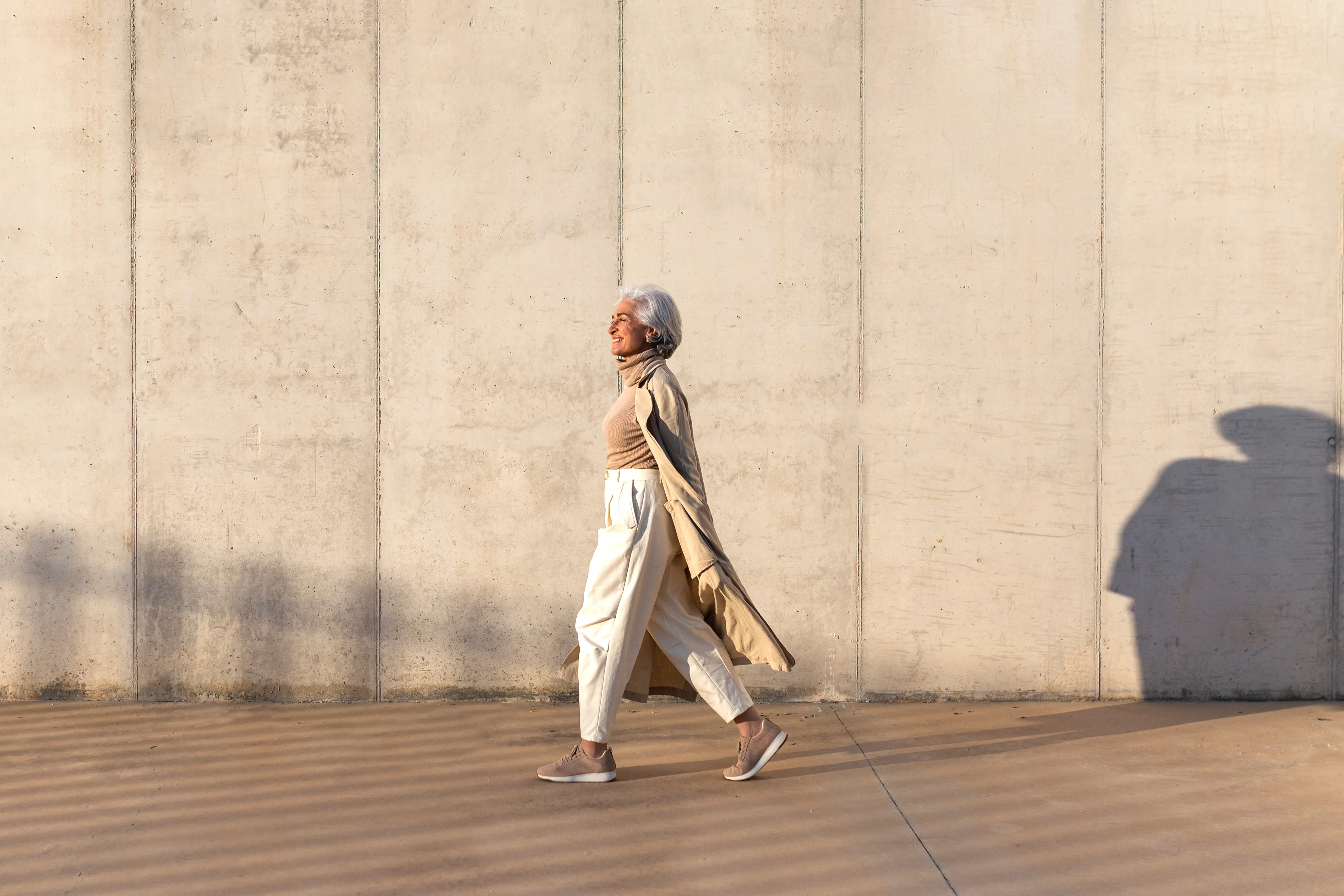 Senior woman, Spain, cordoba, minimal portrait