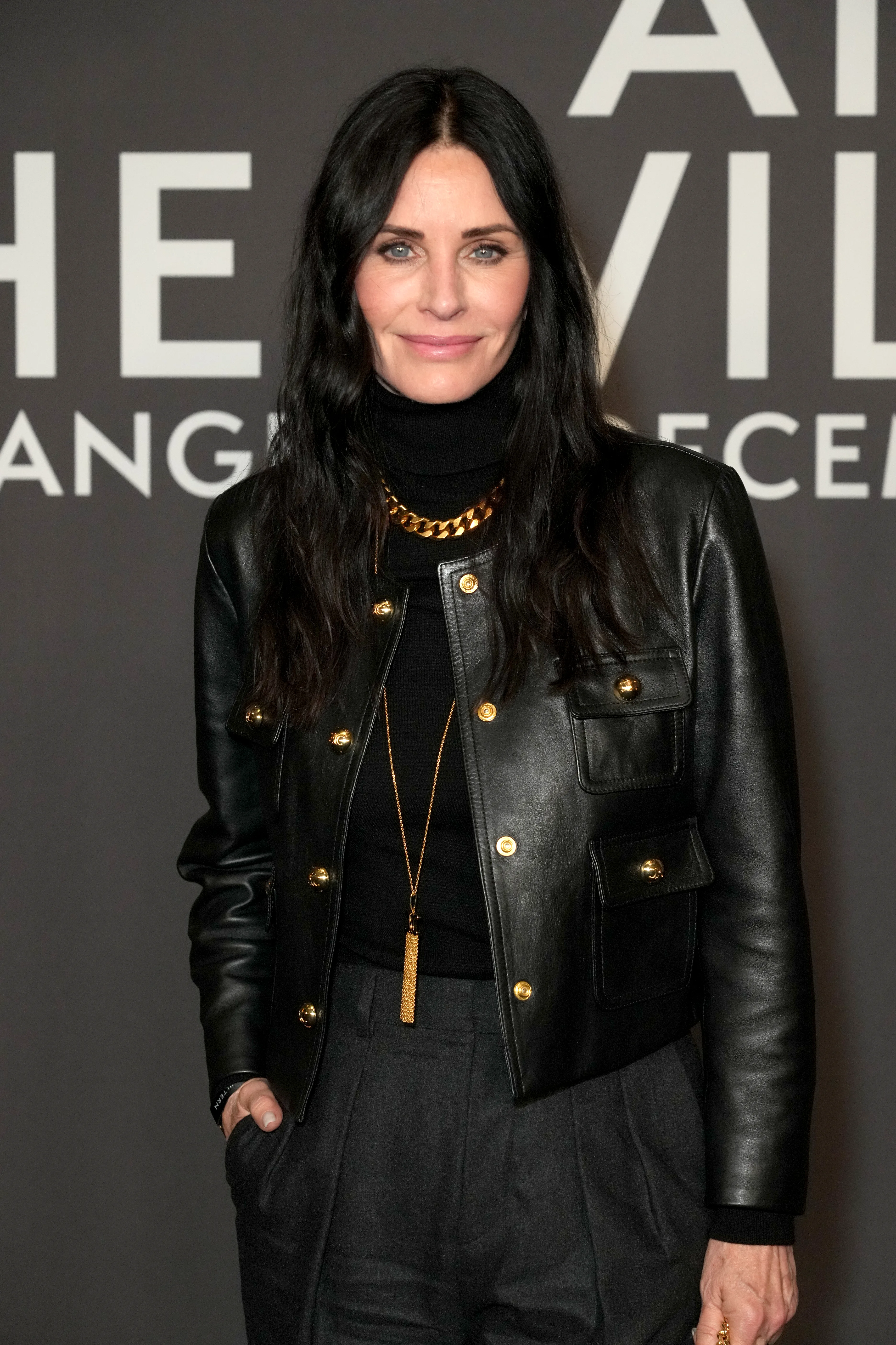 Friends actress Courteney Cox attends Celine at The Wiltern