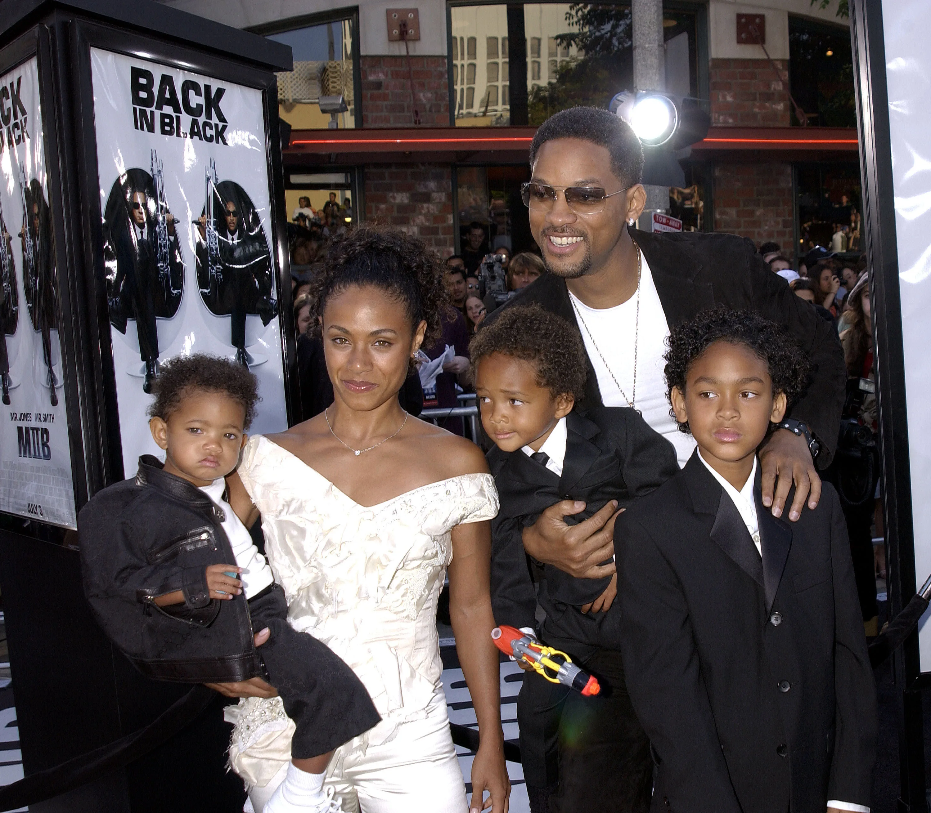 Jada Pinkett-Smith, Will Smith and kids (Photo by Albert L. Ortega/WireImage)