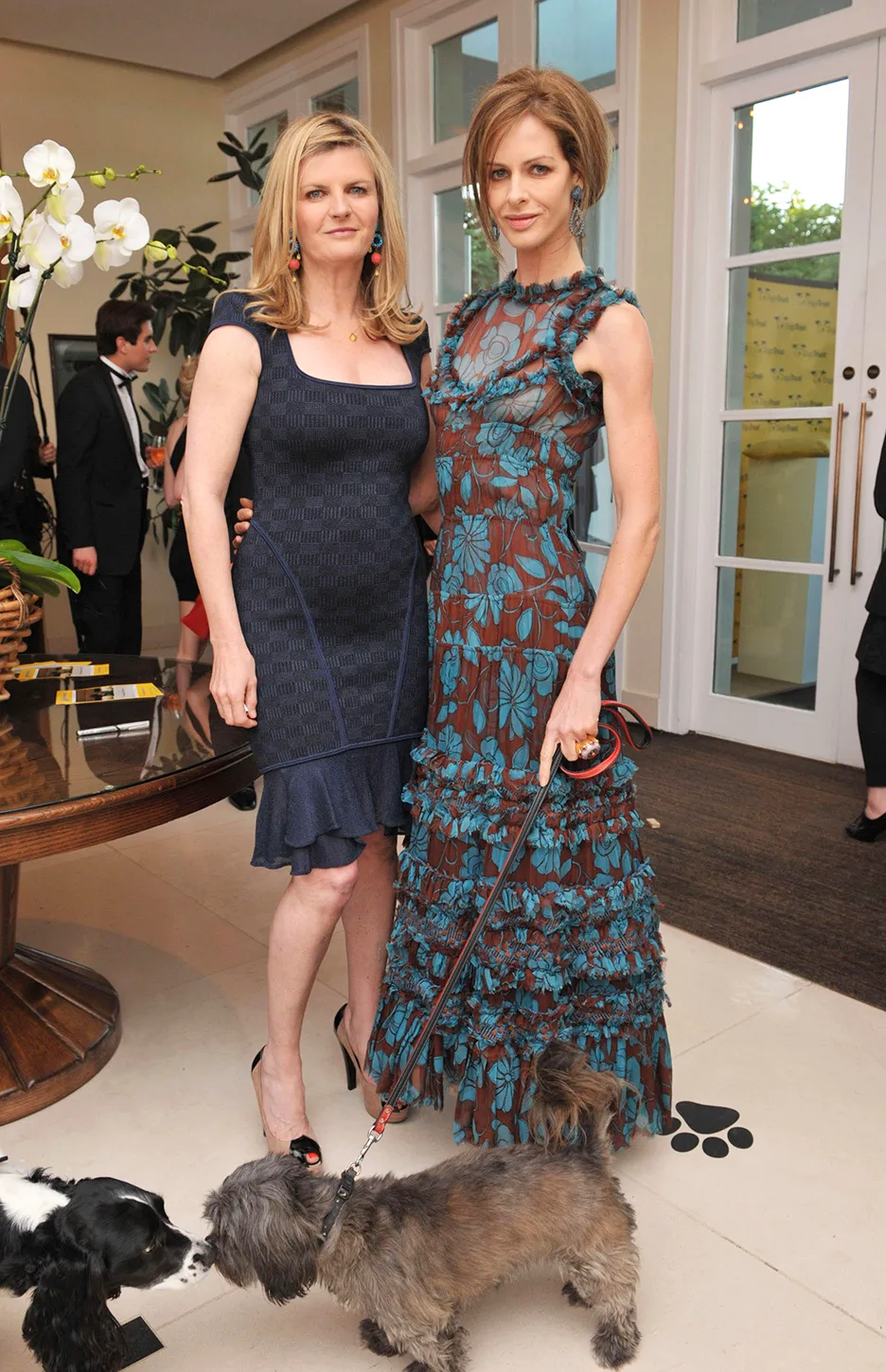 LONDON, UNITED KINGDOM - MAY 19: Susannah Constantine( L) and Trinny Woodall with Poppy the dog attend the Dogs Trust Honours 2009 at The Hurlingham Club on May 19, 2009 in London, England. (Photo by Nick Harvey/WireImage)