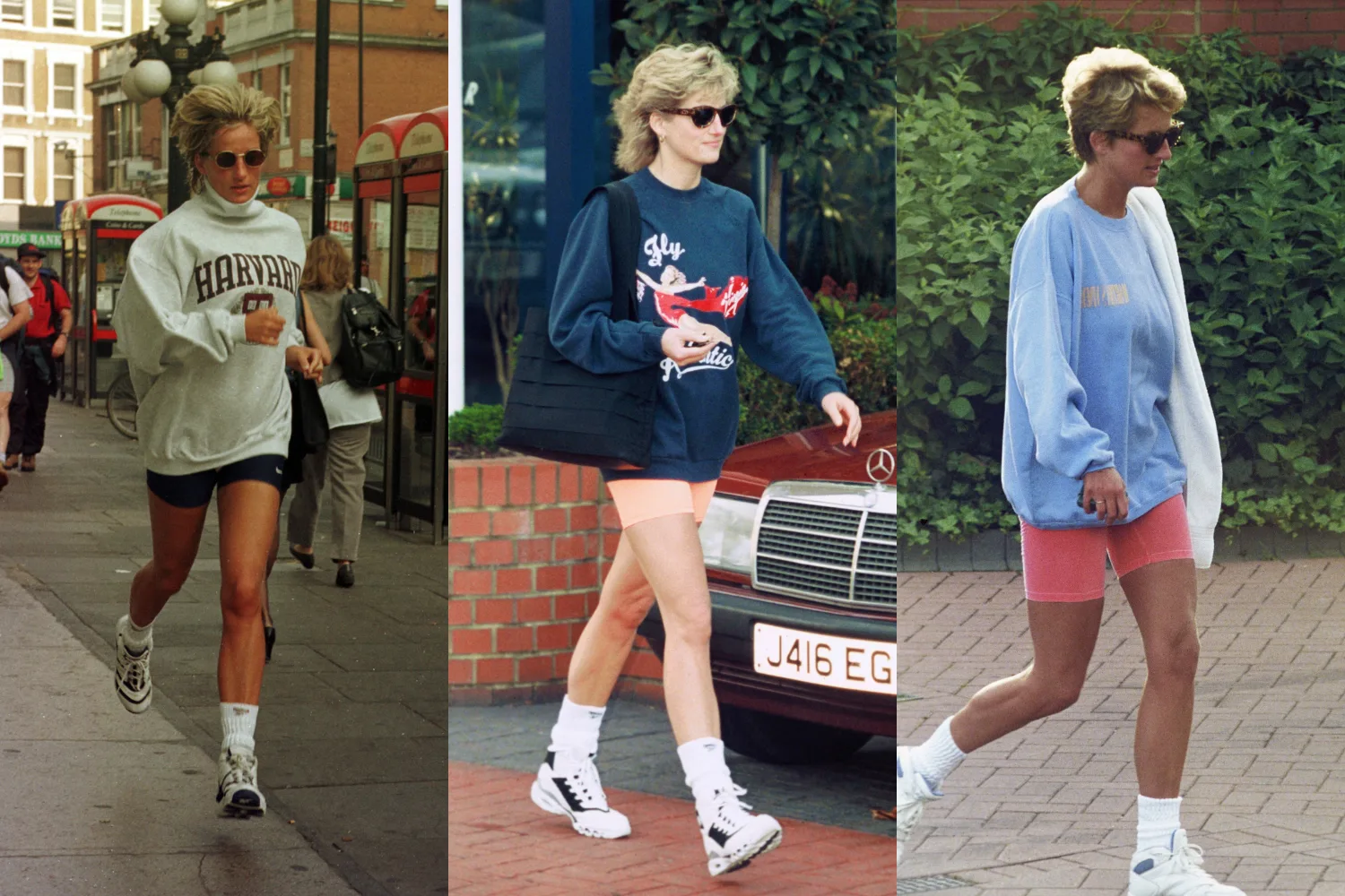 princess diana bike shorts