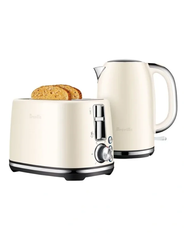 Breville The Brunch Set toaster & kettle in cream colour