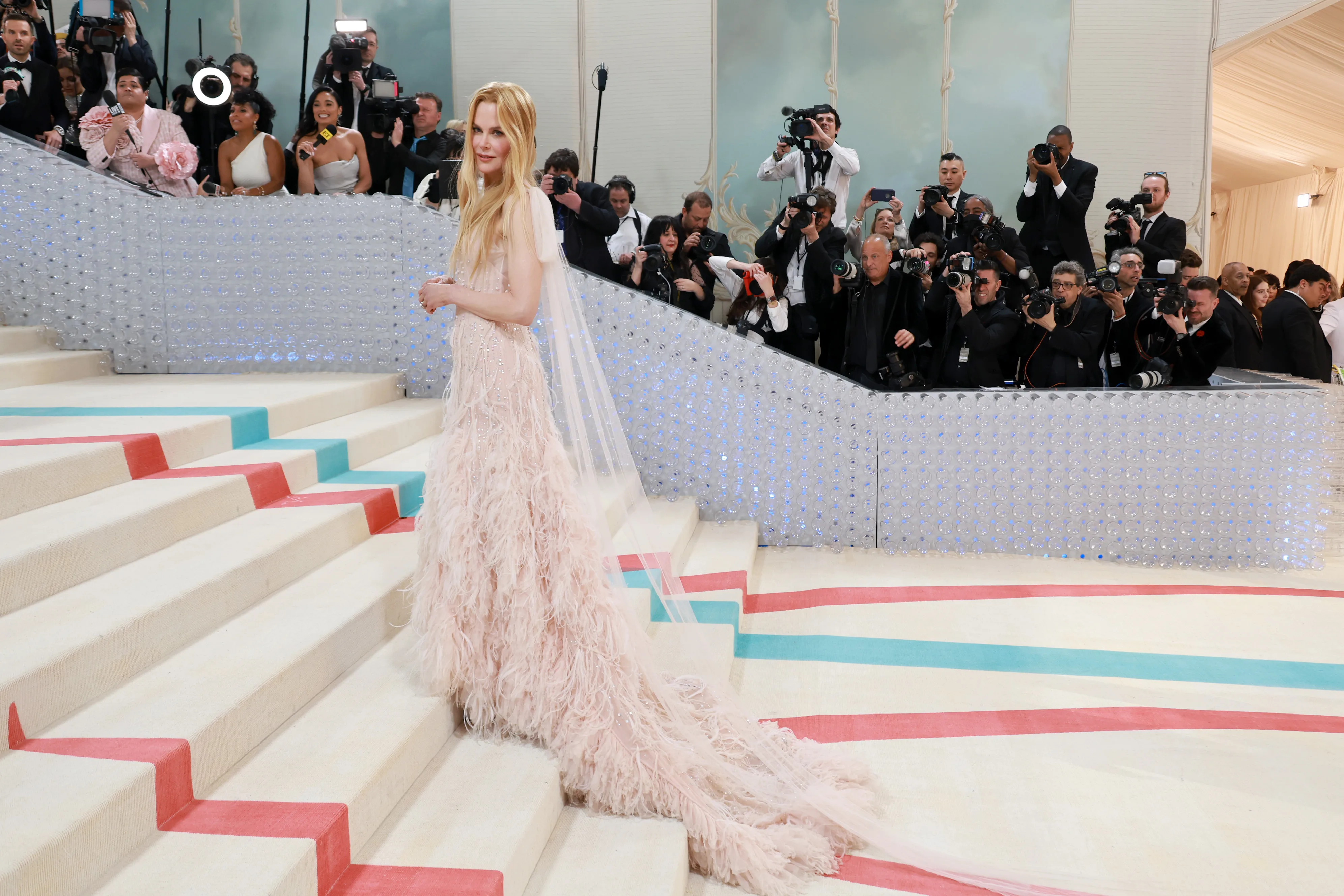 NEW YORK, NEW YORK - MAY 01: Nicole Kidman attends The 2023 Met Gala Celebrating "Karl Lagerfeld: A Line Of Beauty" at The Metropolitan Museum of Art on May 01, 2023 in New York City. (Photo by Theo Wargo/Getty Images for Karl Lagerfeld)