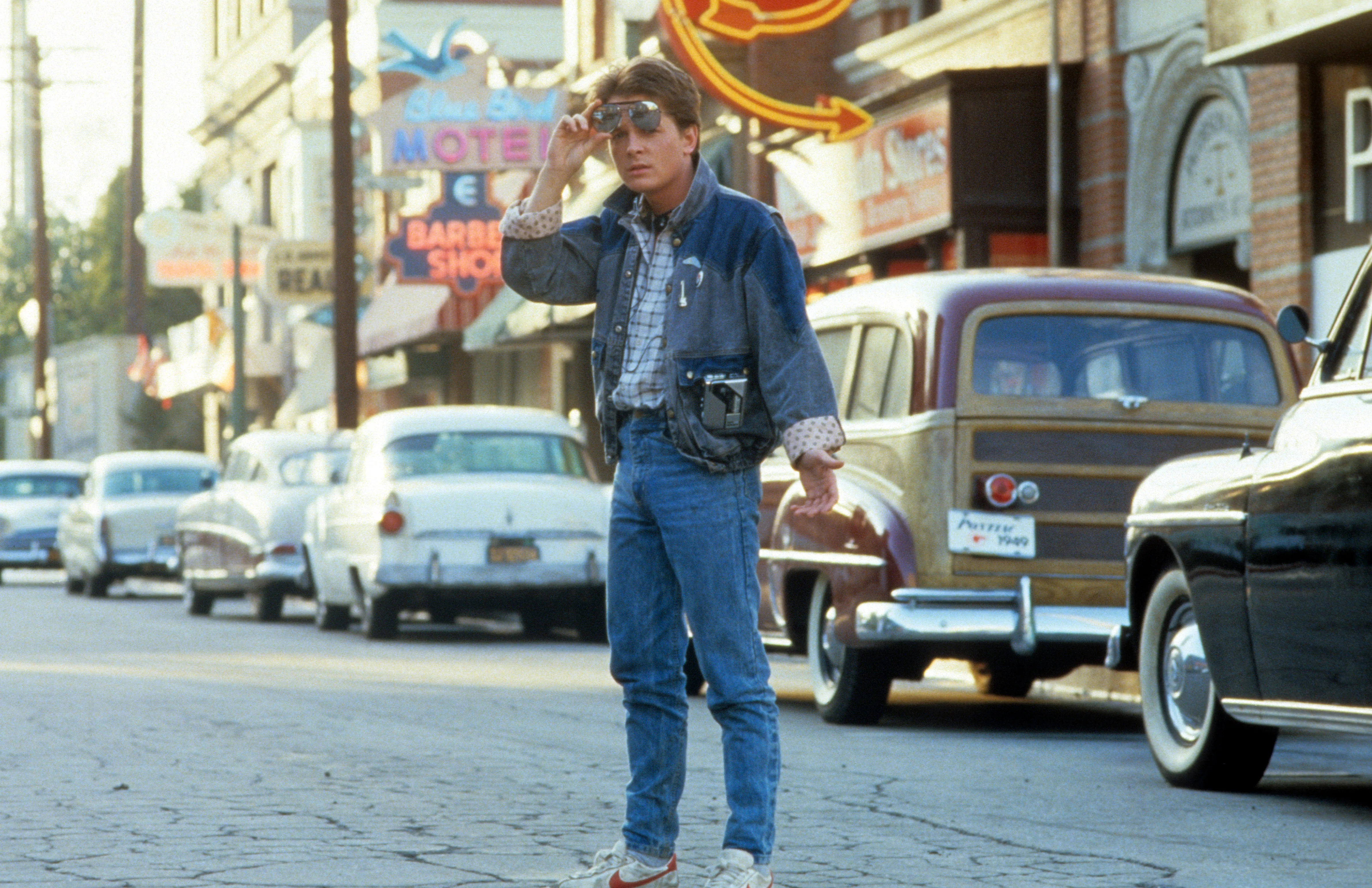 michael j fox in back to the future