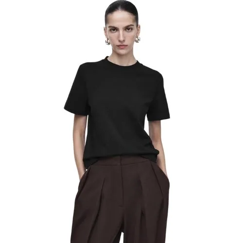 COS The Clean Cut T-Shirt in black