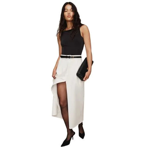 Country Road Tulip Drill Skirt in antique white - Black Friday fashion sales