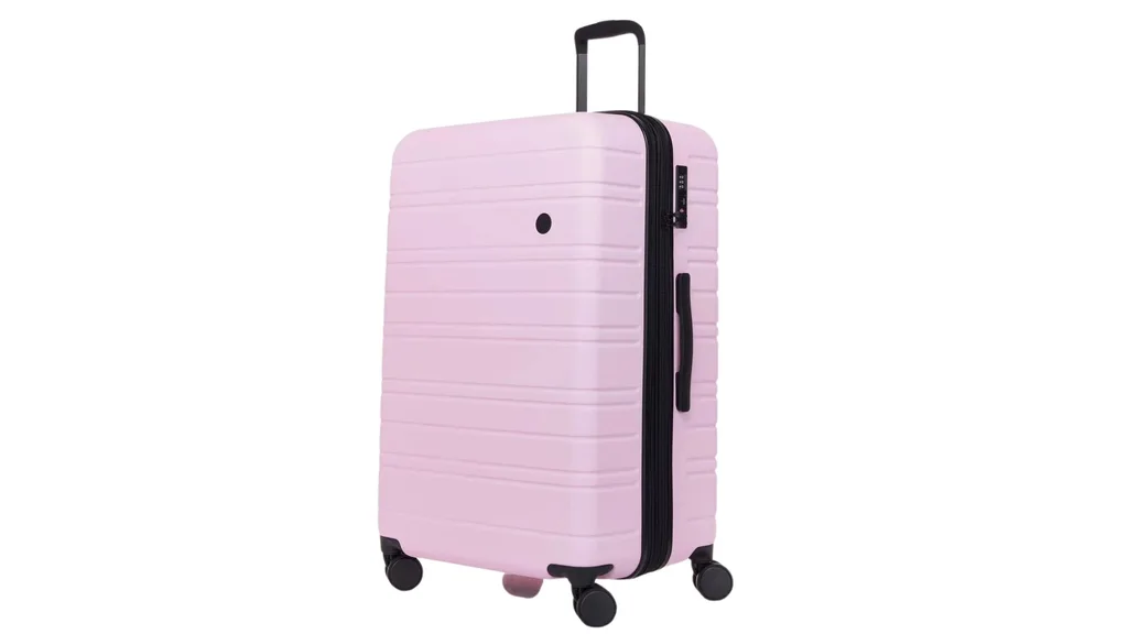 Nere Stori 75cm Suitcase in orchid pink colour
