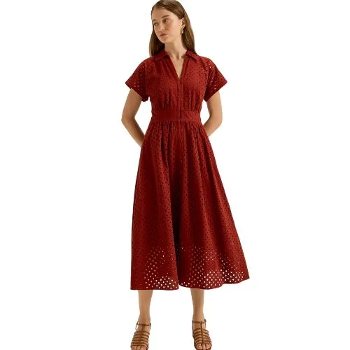 Review Romy Shirtdress in red