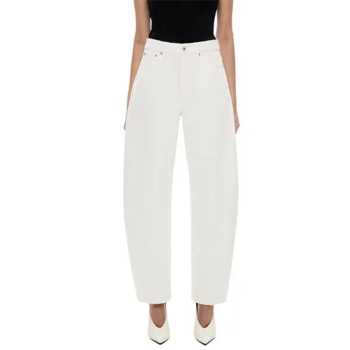 Witchery Barrel Leg Jeans in parchment colour