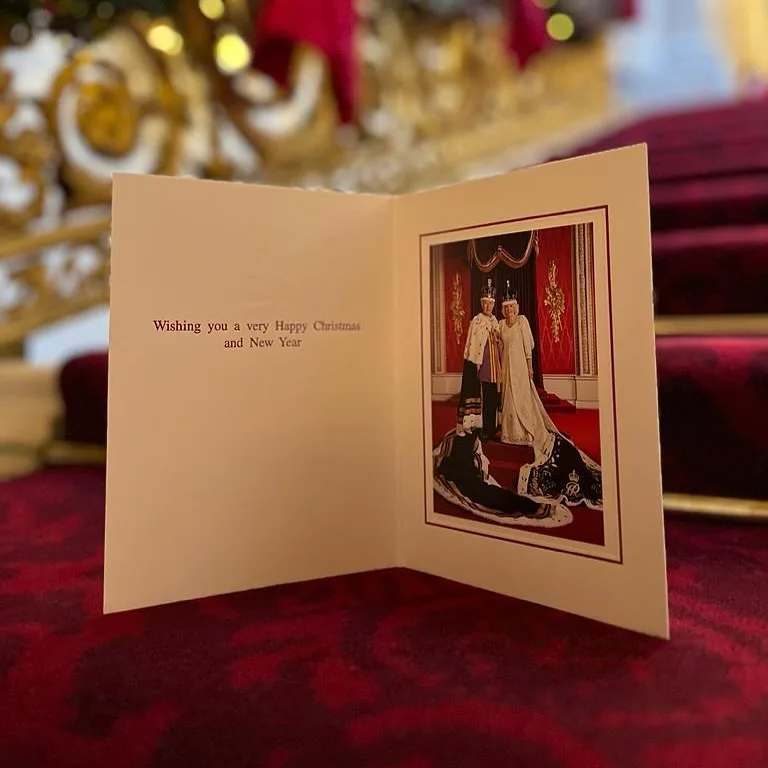 King Charles and Queen Camilla Christmas Cards in December 2023