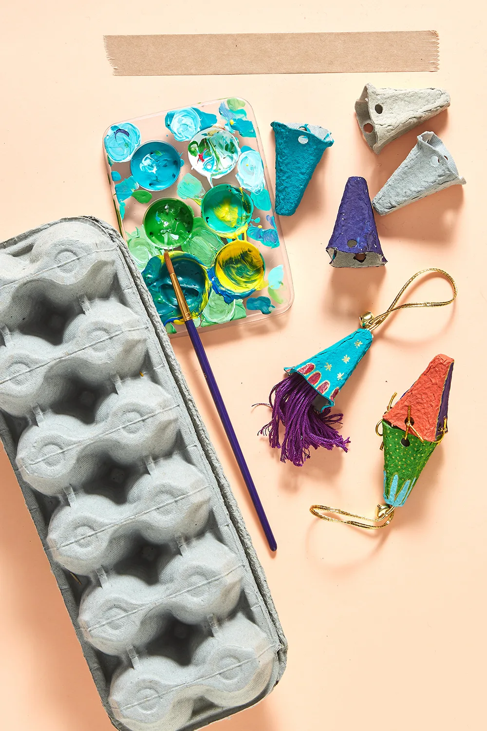 Egg carton treat holders craft 