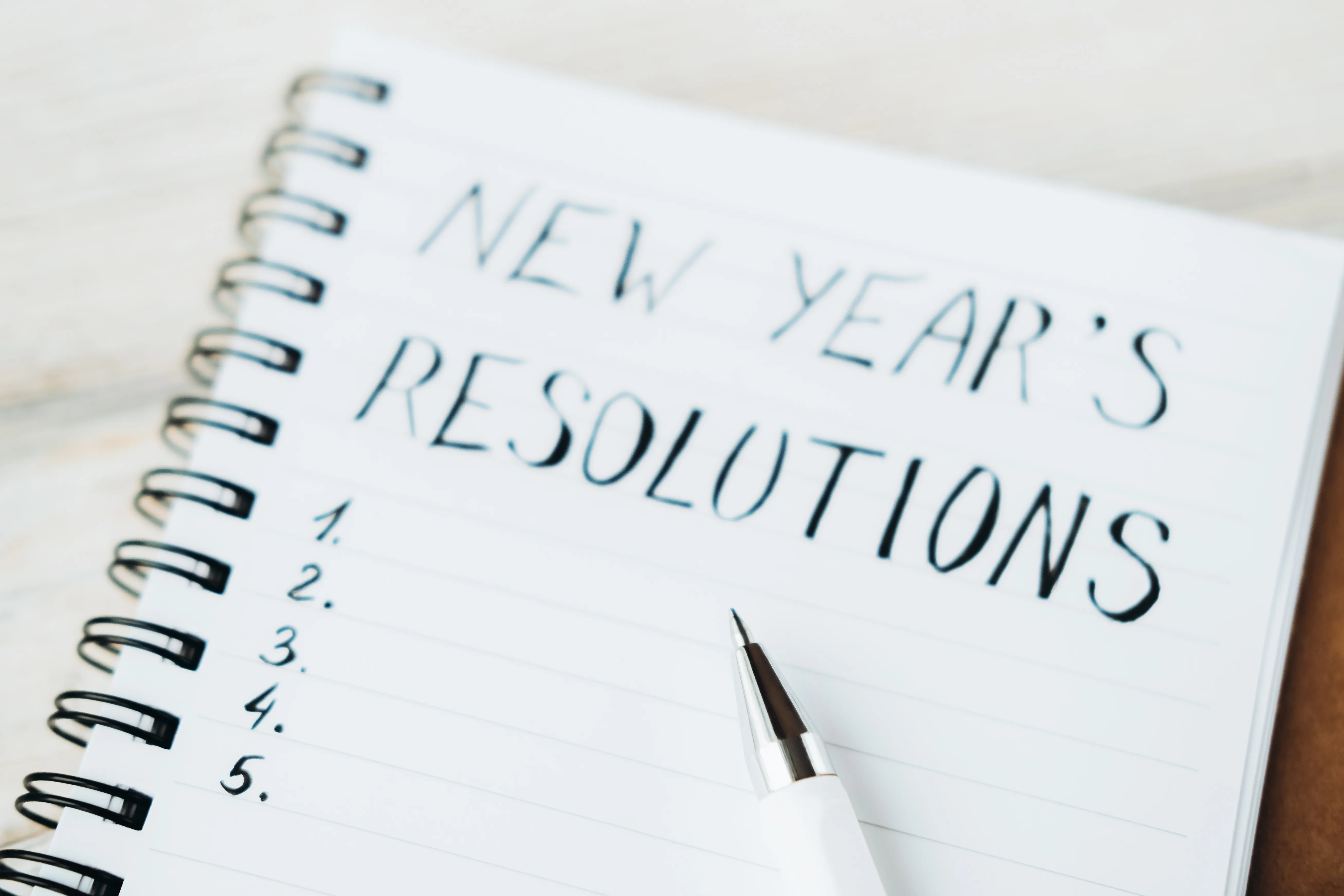 new year's resolutions