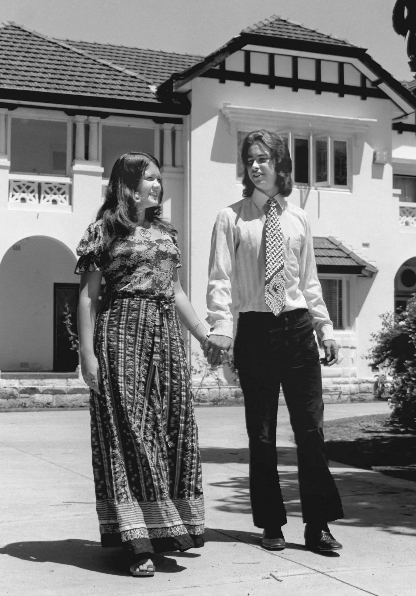 Gina with her first husband, Greg Hayward.