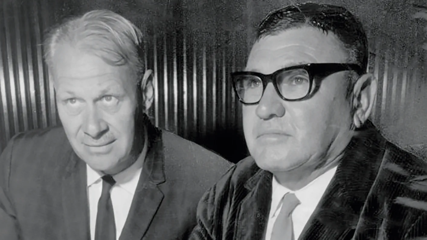 Lang Hancock and Peter Wright