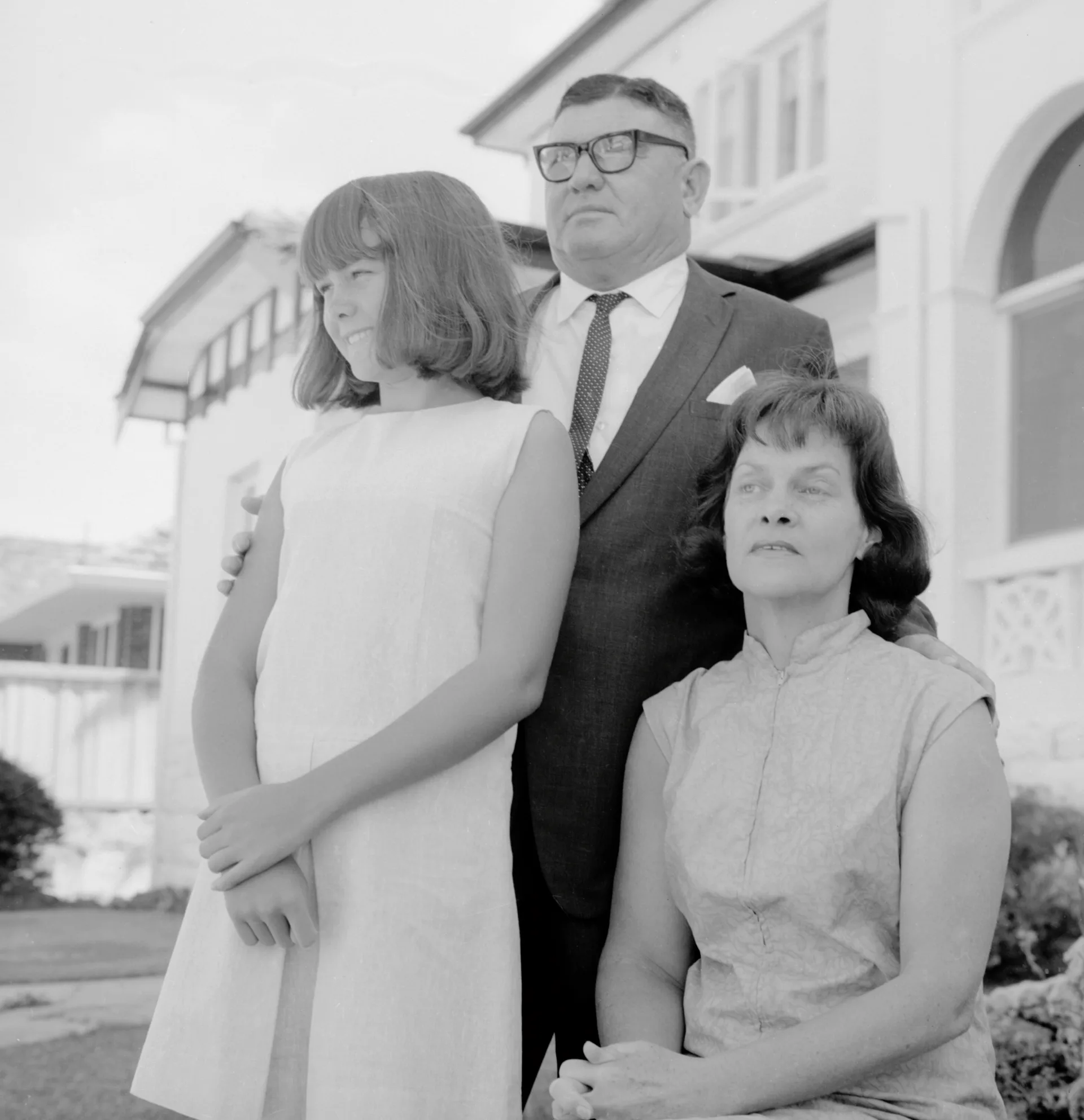Lang Hancock and Hope Hancock with daughter Gina Hancock.