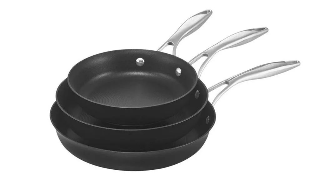 Circulon Style Nonstick Induction Skillet Triple Pack 21/25/28cm in Black