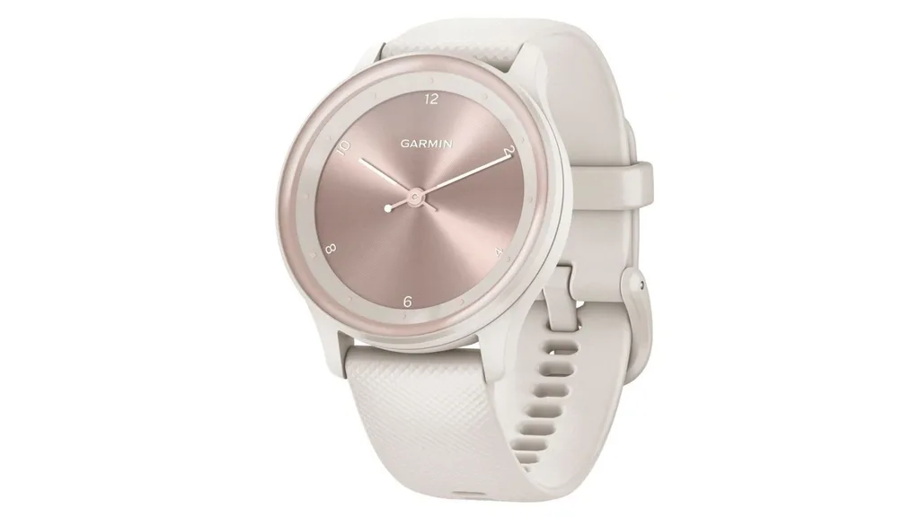 Garmin Vivomove Sport Hybrid Smartwatch in Ivory