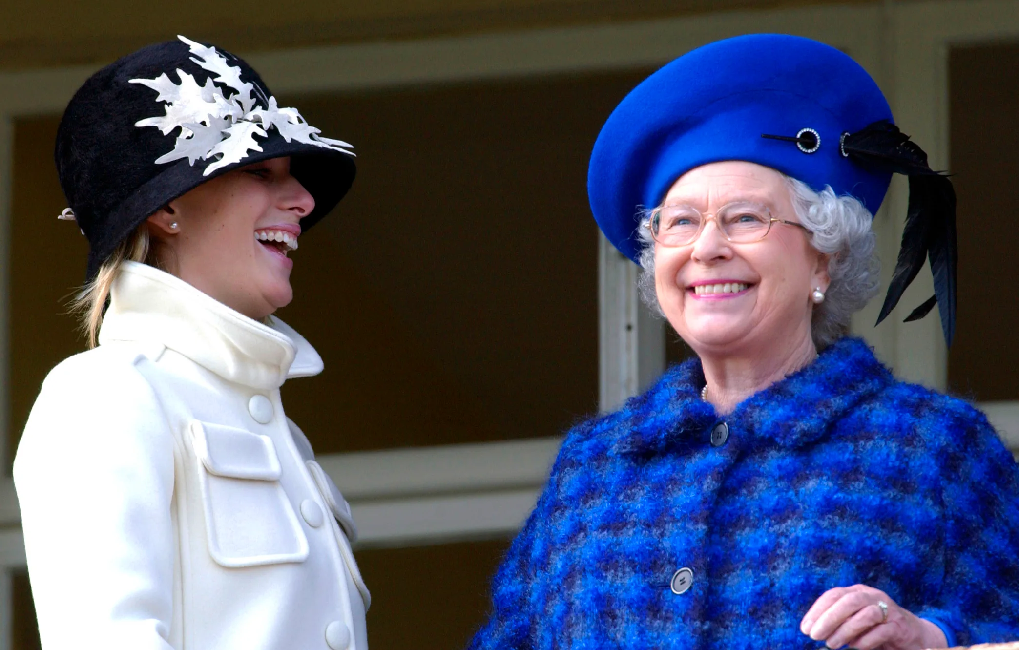 Zara Tindall and Queen Elizabeth